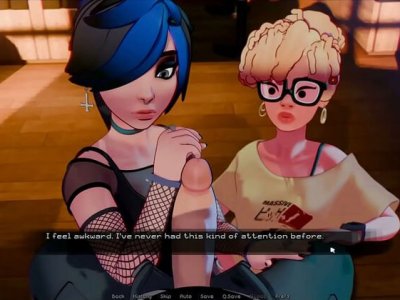 Hentai game episode 2 goth girl and nerd first time with giant cock - porn casting 3d anime