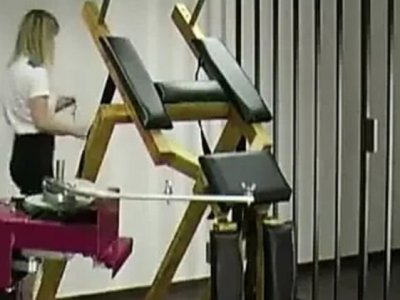 Teen katiegold gets spanked hard by machine - big ass whipping punishment